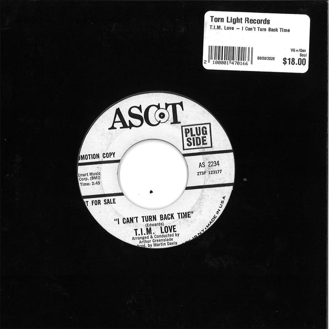 T.I.M. Love – I Can't Turn Back Time