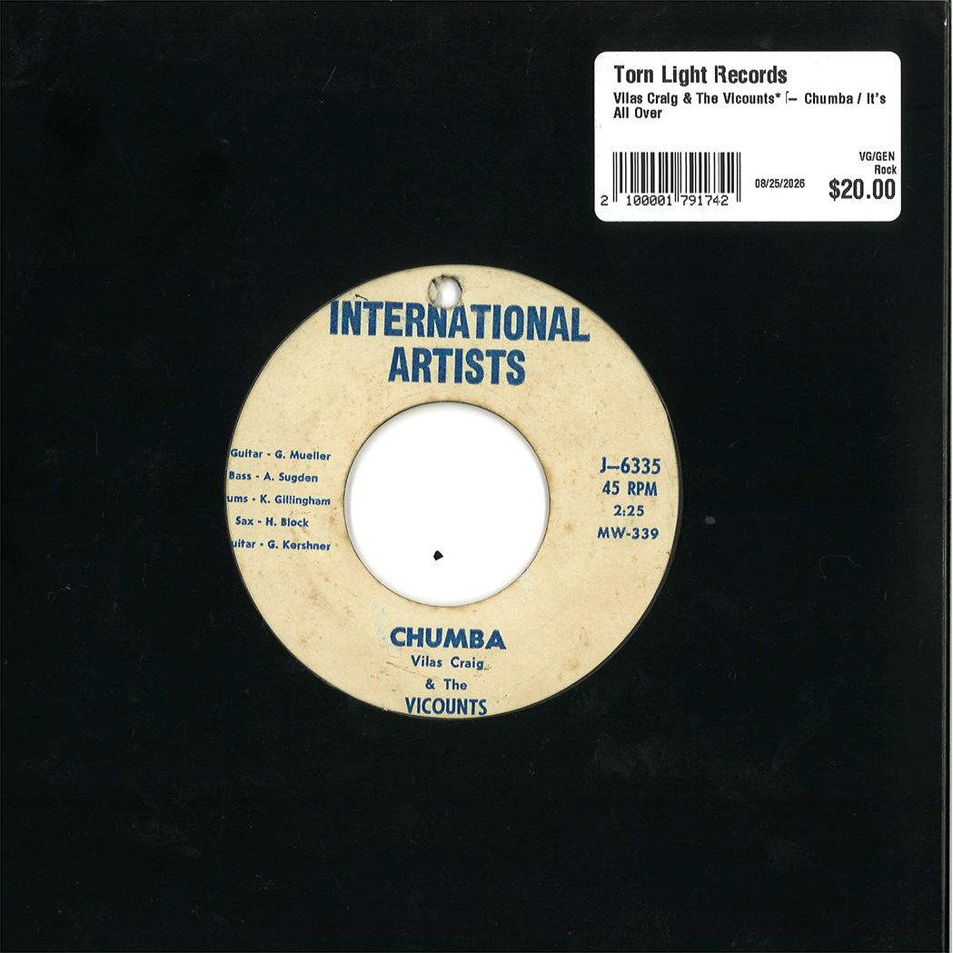 Vilas Craig & The Vicounts – Chumba / It's All Over