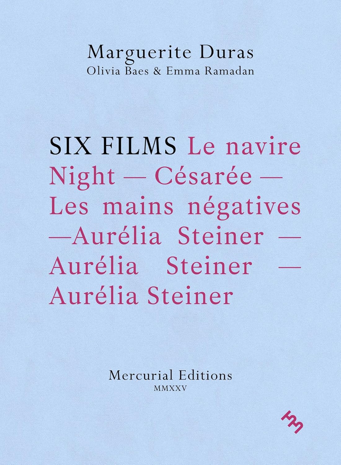 Marguerite Duras - Six Films