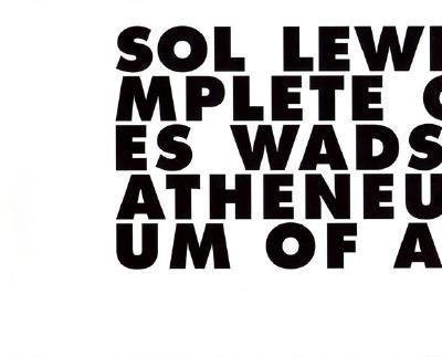 Sol Lewitt: Incomplete Open Cubes