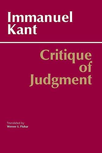 Immanuel Kant - Critique of Judgment