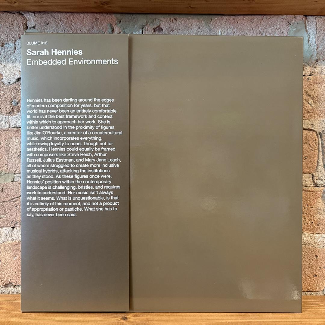 Sarah Hennies – Embedded Environments