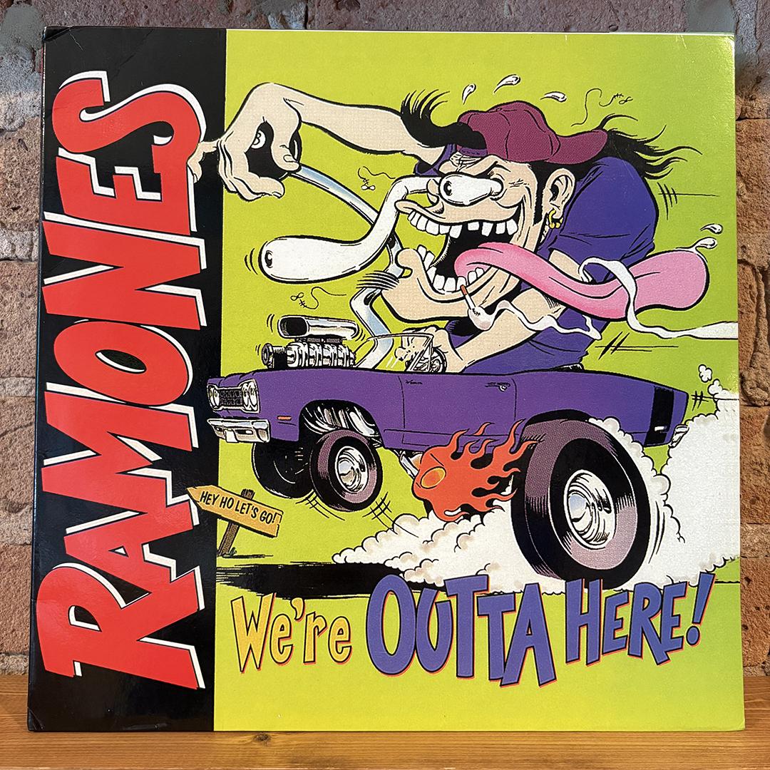 Ramones – We're Outta Here! (1998 Red & Blue Translucent Vinyl)