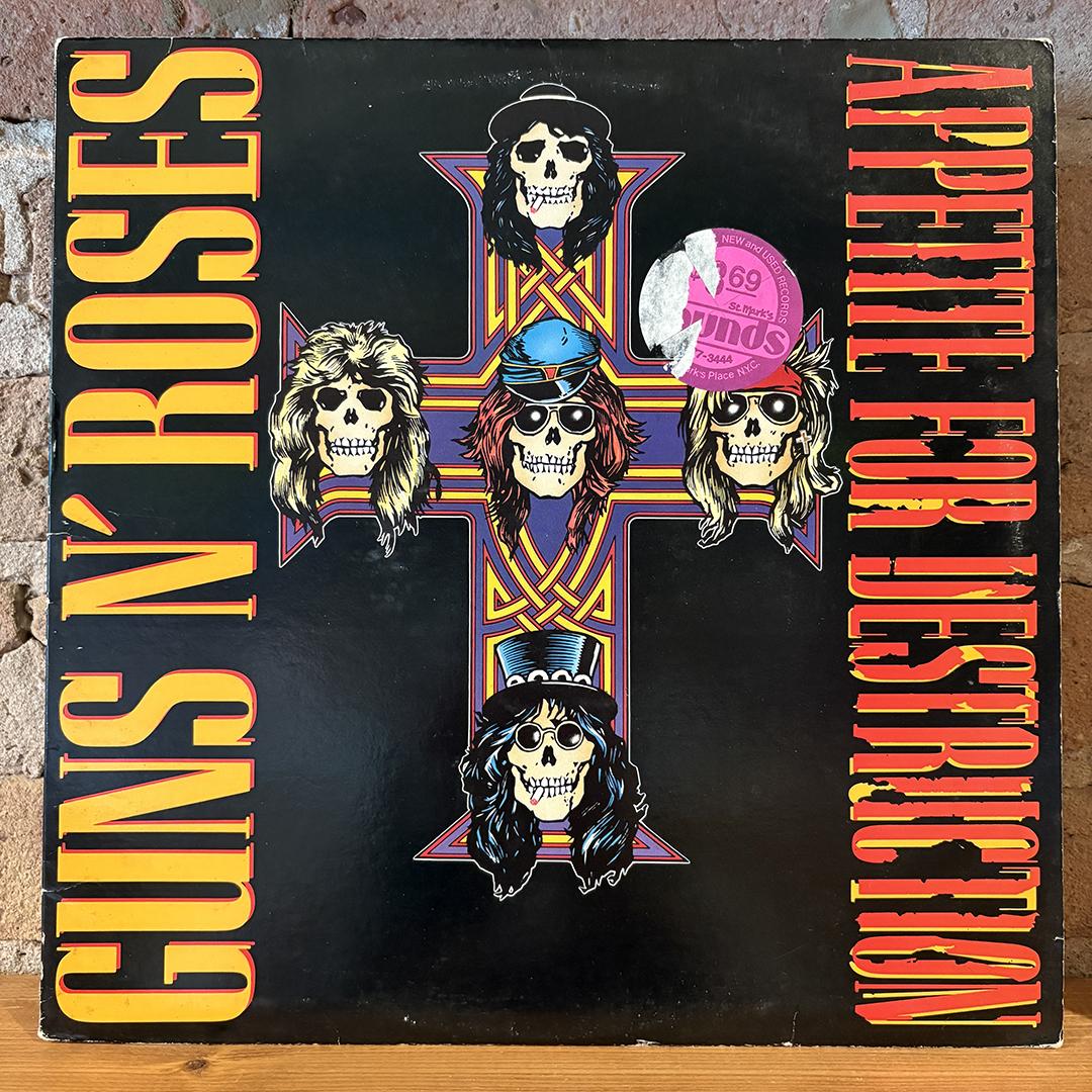 Guns N' Roses – Appetite For Destruction (check condition, plays w/noise)