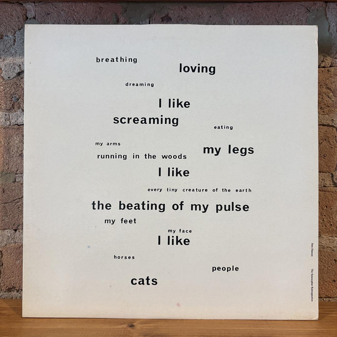 Sten Hanson – The Sonosopher Retrospective