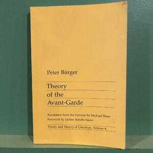 Peter Burger - Theory Of The Avant-Garde