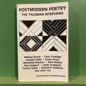 Postmodern Poetry: The Talisman Interviews (as-is, scarce)