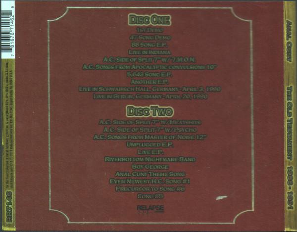 Anal Cunt – The Old Testament 1988-1991 - Image 2