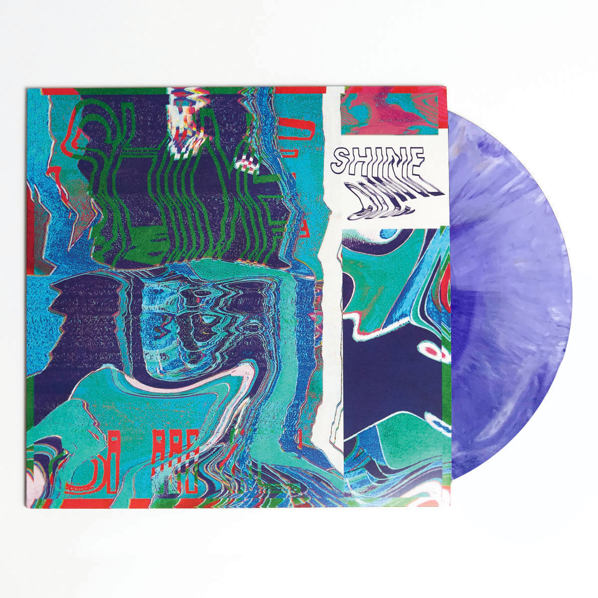 Shine - Stare Into The Sun LP - White Purple Marble