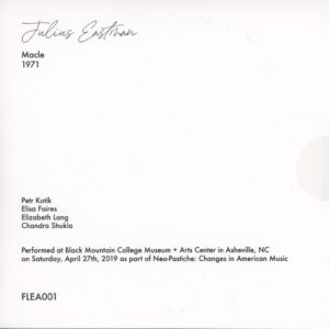 S.E.M. Ensemble & Guests ‎– Macle CDr